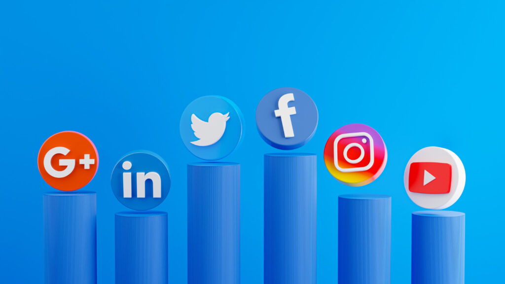 3d-render-smartphone-with-social-media-icon-podium - Rupetta Consultancy - Rupetta Consultancy Rupetta Consultancy - Social Media Services